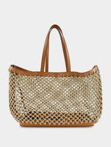Large Knotted Mesh Tote