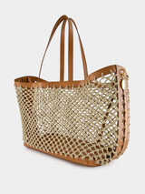 Large Knotted Mesh Tote