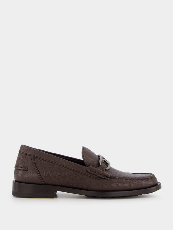 O'Lock Brown Leather Loafers
