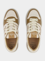 Match Brown Leather Sneakers