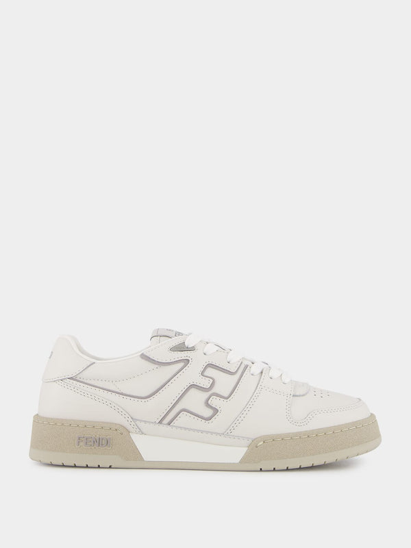 Fendi Match White Leather Sneakers