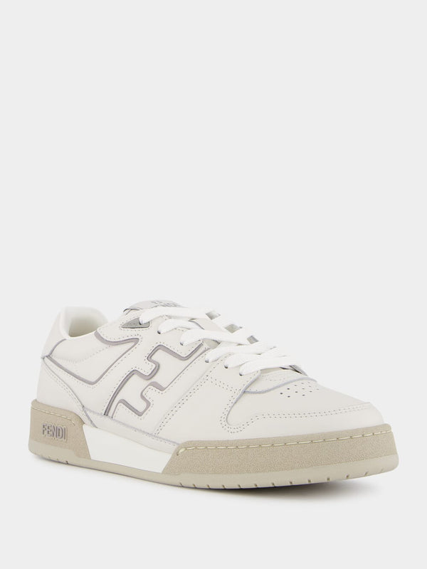 Fendi Match White Leather Sneakers