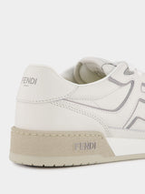 Match White Leather Sneakers