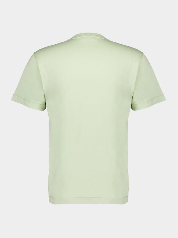 Slim-Fit Cotton Jersey Pistachio Green T-Shirt