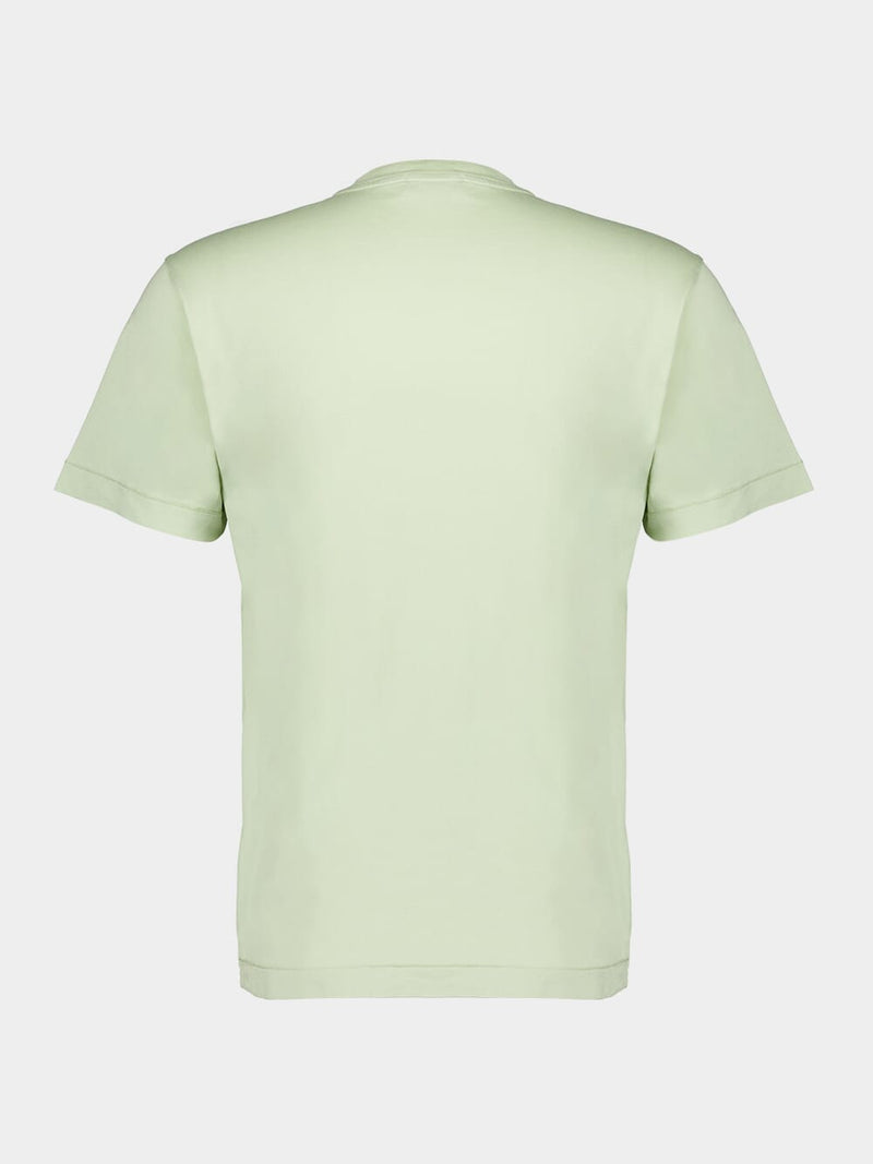 Slim-Fit Cotton Jersey Pistachio Green T-Shirt