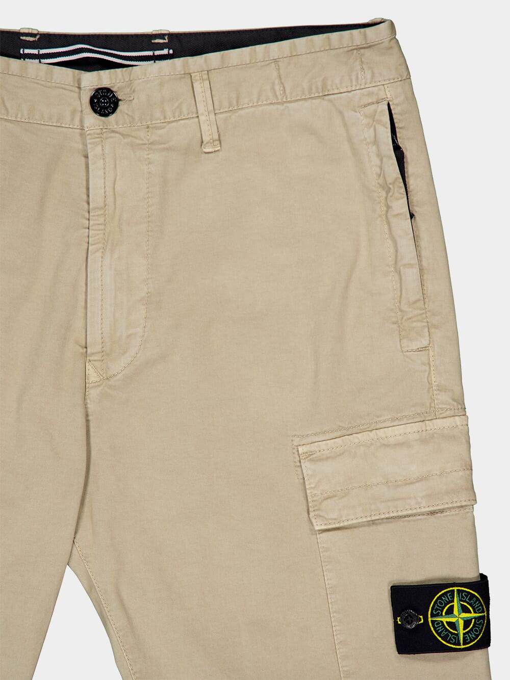 Sand Old Treatment Cargo Trousers