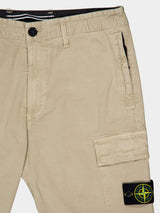 Sand Old Treatment Cargo Trousers