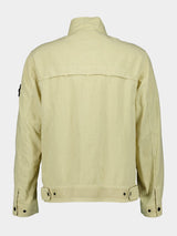 Linen Blend Hooded Jacket