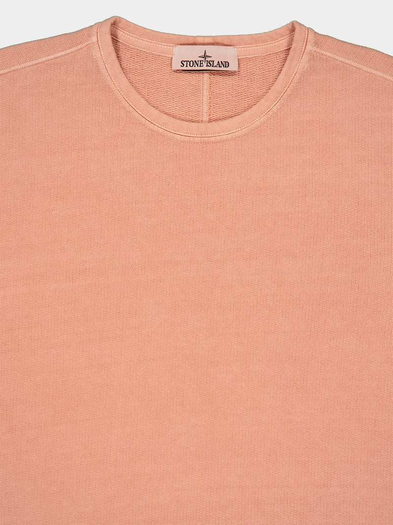 Rust Cotton Logo Sweatshirt