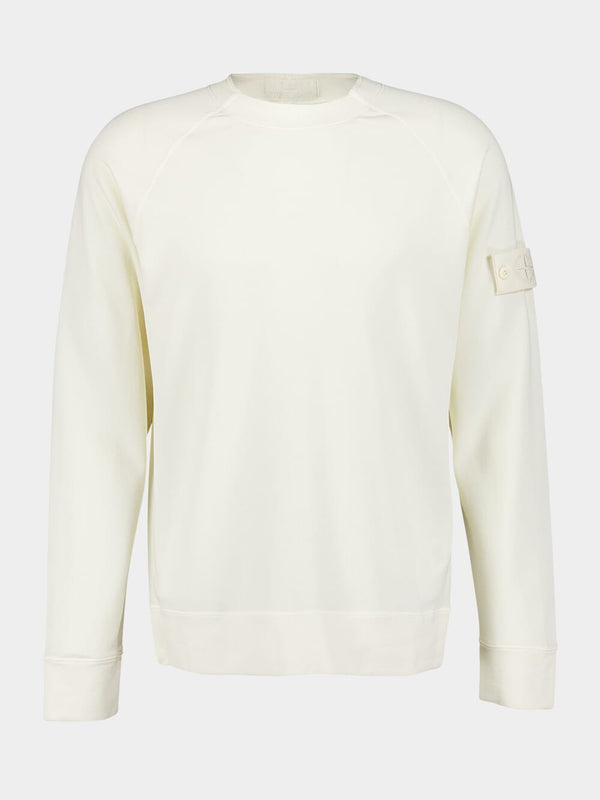 Ivory Ghost Crewneck Sweatshirt