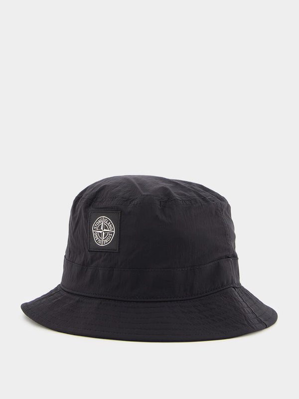 Iridescent Black Bucket Hat