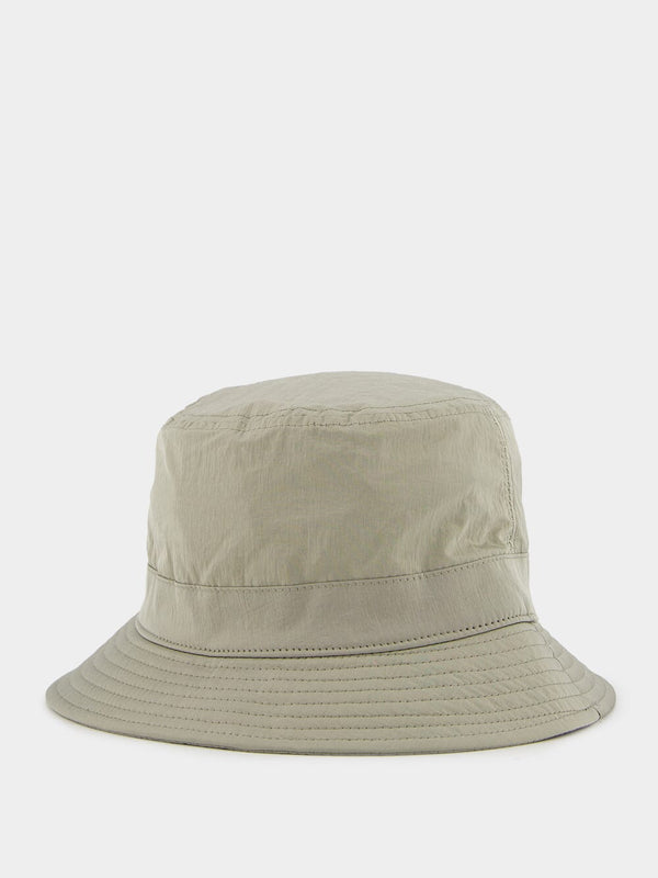 Iridescent Beige Bucket Hat