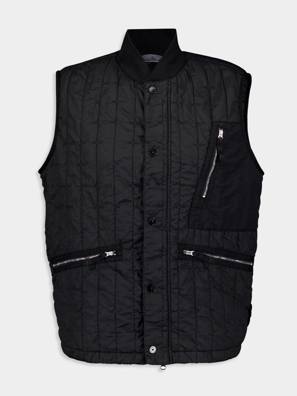 Quilted PrimaLoft® Black Vest