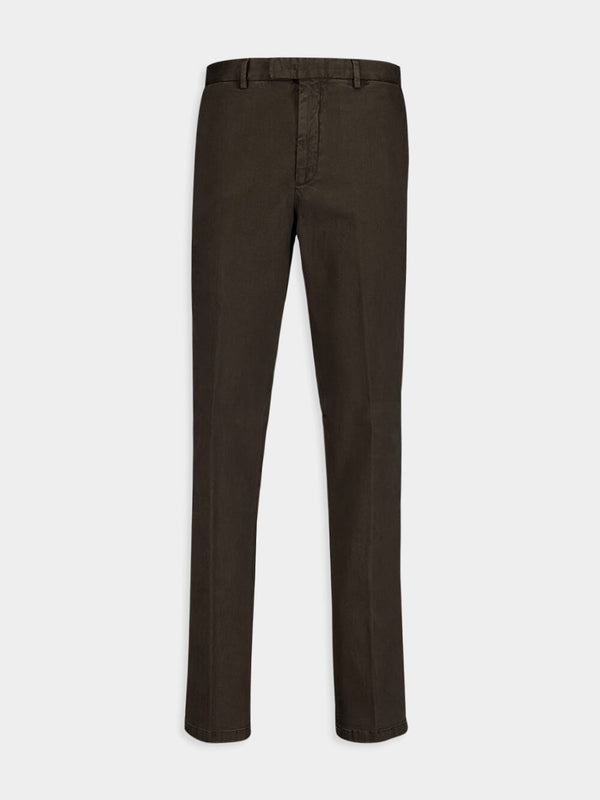 Classic Chino Brown Trousers