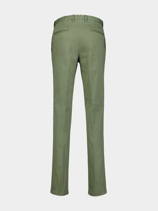 Stretch Cotton Trousers