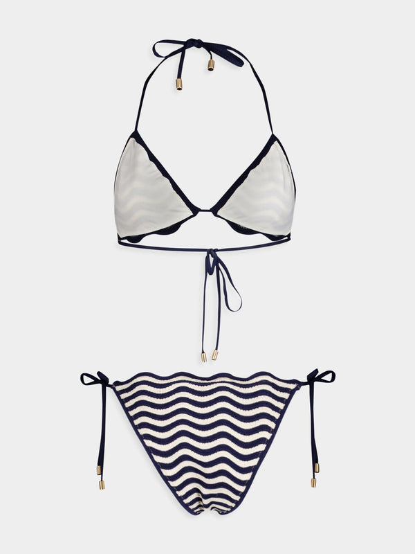 June Nautical Stripe Bikini Set