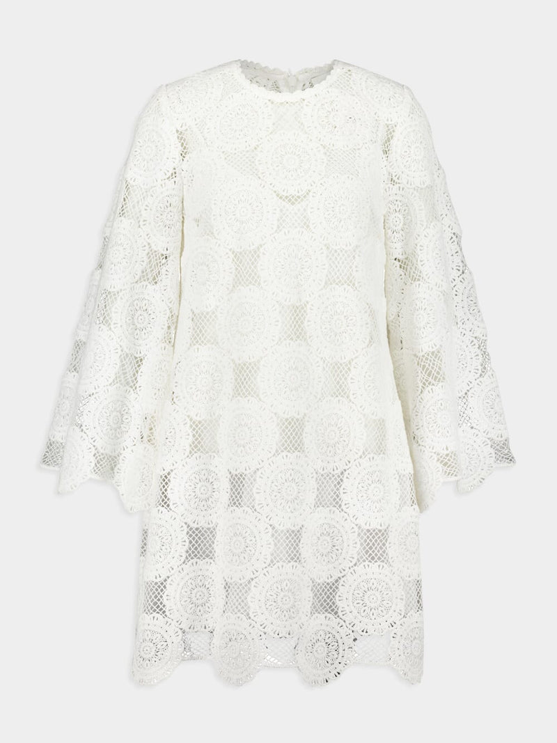 Junie Crochet Lace Mini Dress