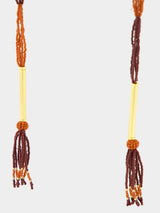 Terracotta Beaded Stampede Necklace
