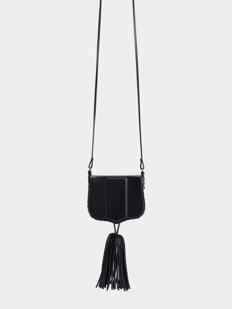 Aristi Black Leather Mini Bag