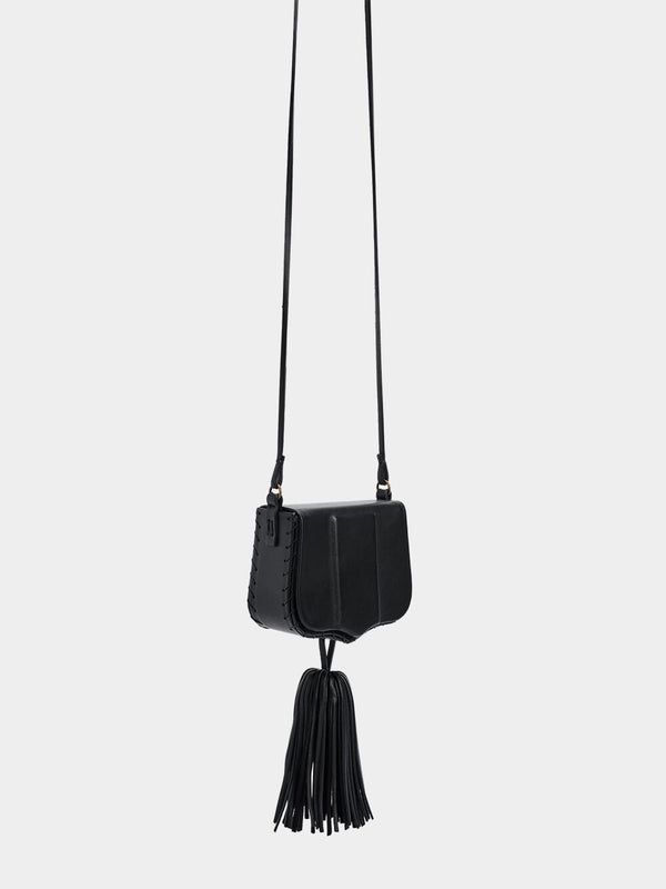 Aristi Black Leather Mini Bag