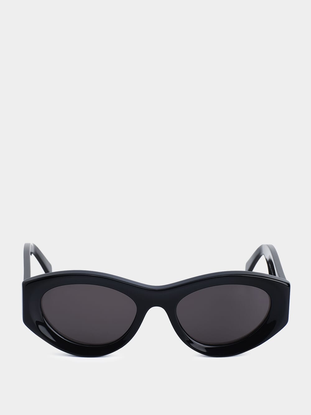 Calypso Oval Black Sunglasses