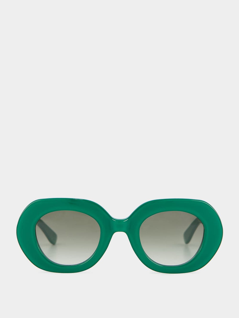 Angeli English Green Sunglasses