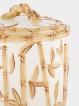 Bamboo Ceramic Cookie Jar