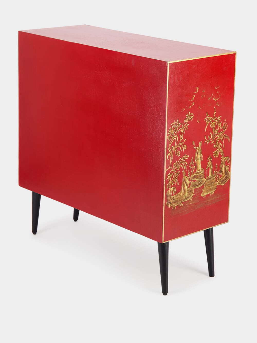 Red Bamboo Cabinet