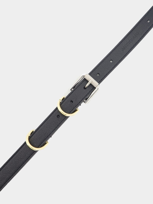 Givenchy Voyou belt in grained leather