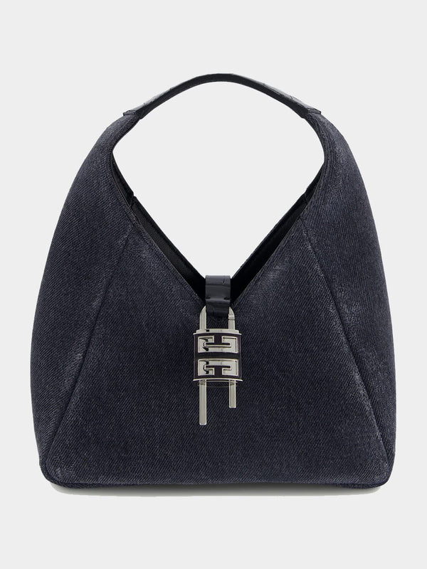 Mini G-Hobo Bag In Washed Denim