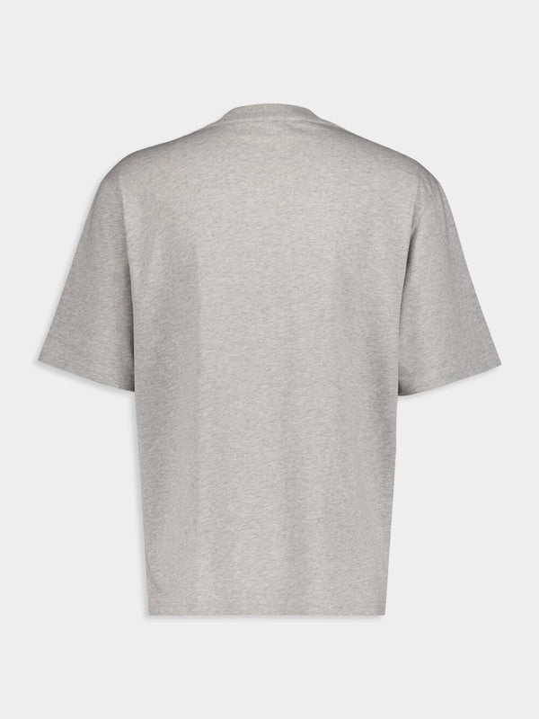 Ami De Coeur Cotton Light-Grey T-Shirt