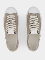 Givenchy City Grey Canvas and Suede Sneakers
