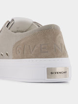 Givenchy City Grey Canvas and Suede Sneakers