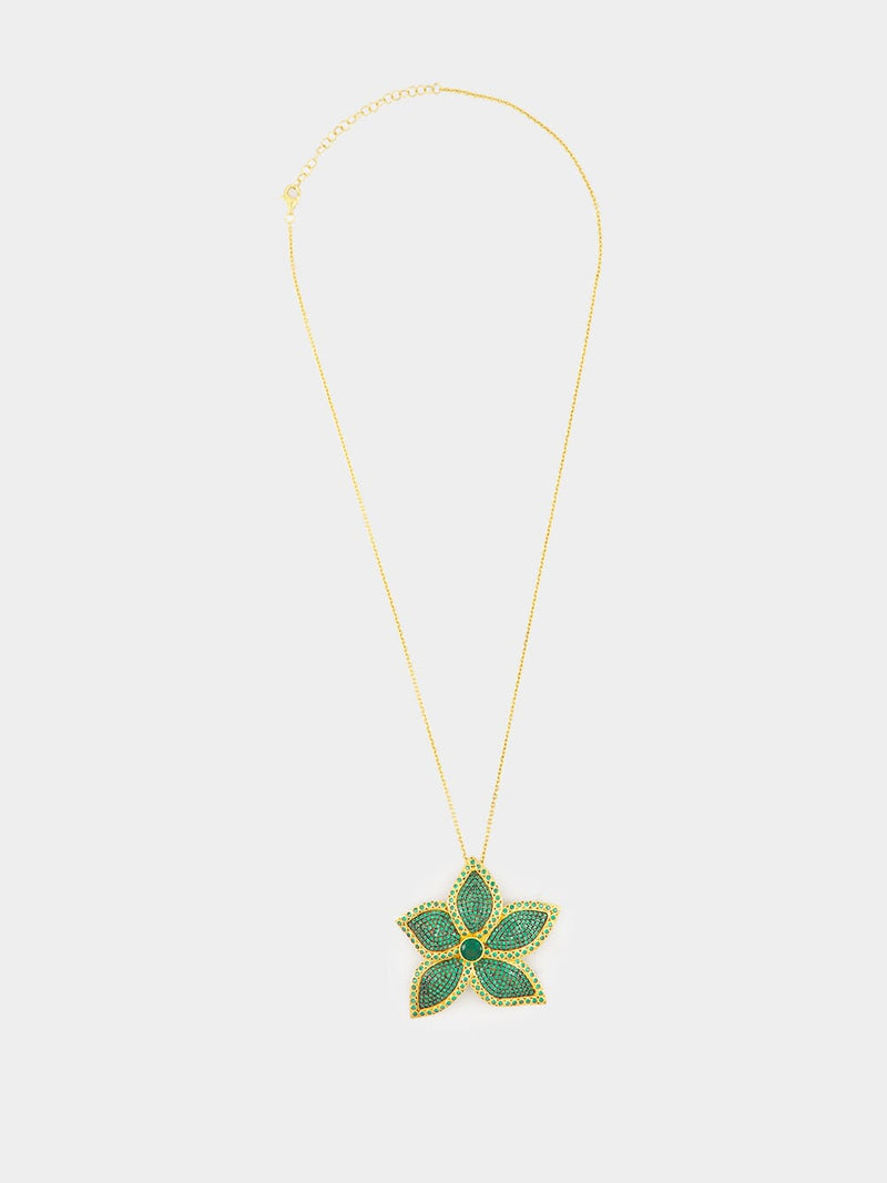 Lotina Emerald Necklace