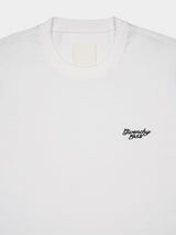 Logo Embroidered White T-Shirt