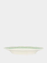 Botanical Porcelain Green Dinner Plate