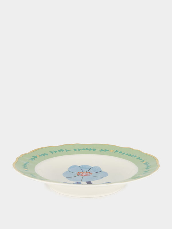Green Flower Soup/Pasta Plate