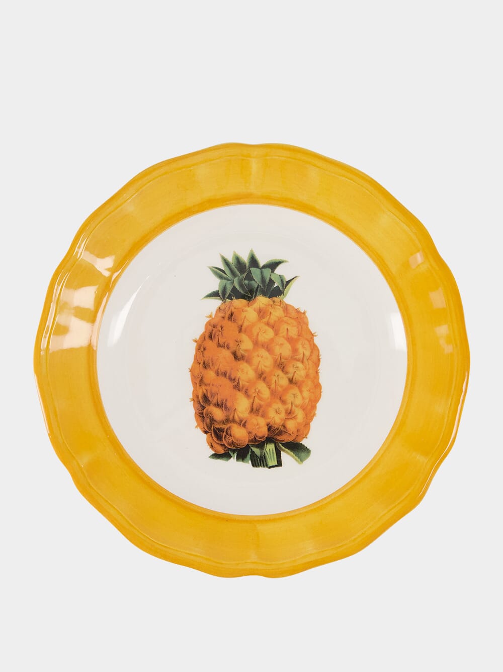 Botanical Pineapple Dessert Plate