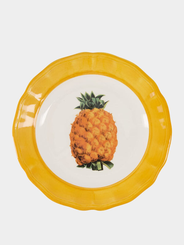 Botanical Pineapple Dessert Plate