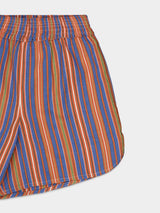 x Marrakshi Life Striped Cotton Shorts