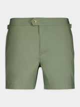 Olive Green Swim Shorts