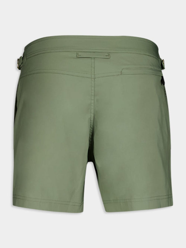 Olive Green Swim Shorts