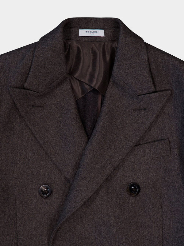 Double-Breasted Wool Coat