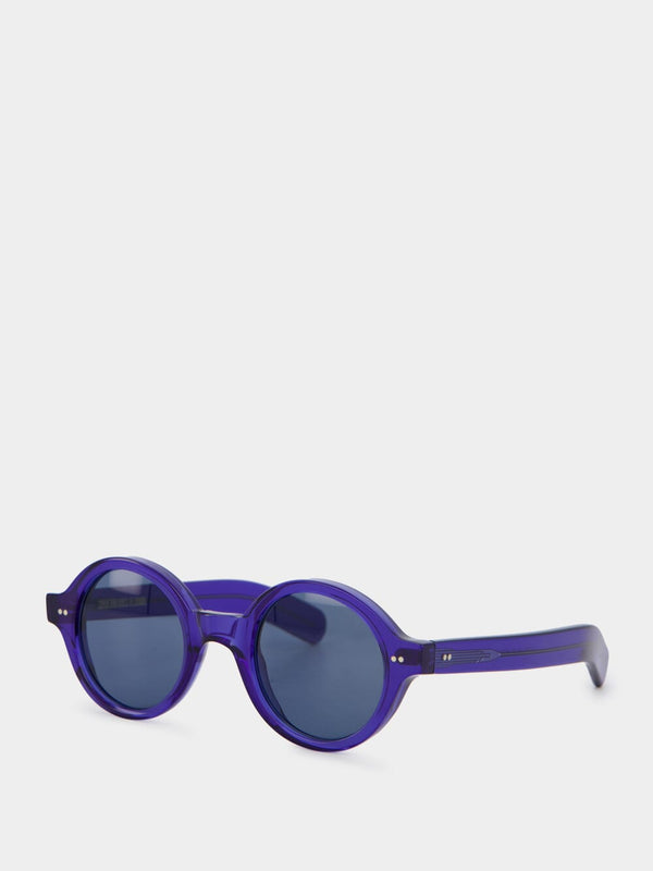 1396 Round Blue Sunglasses