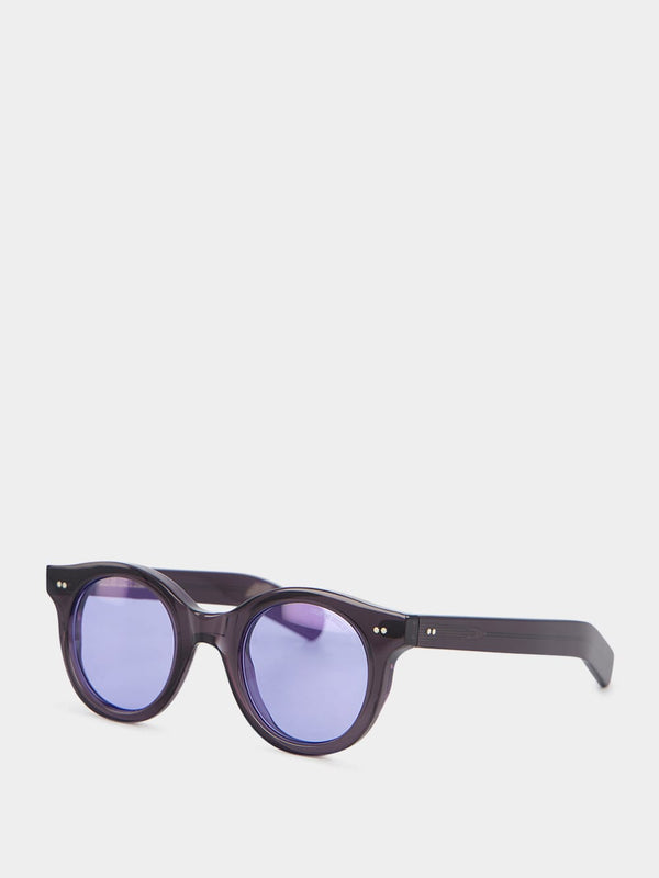 1390 Round Sunglasses-Dark Grey