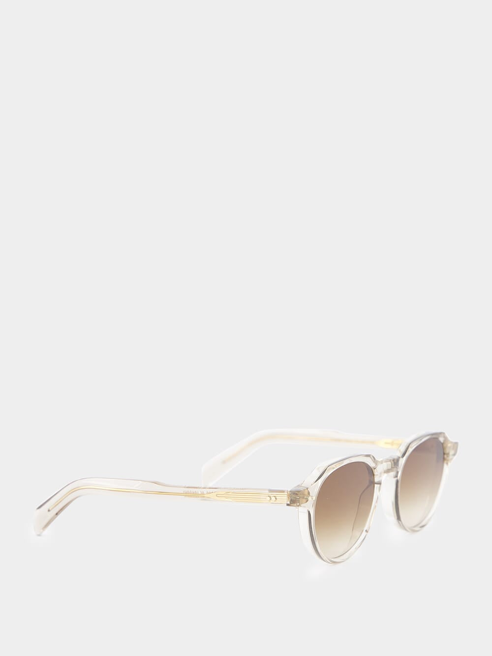GR06 Sand Crystal Round Sunglasses