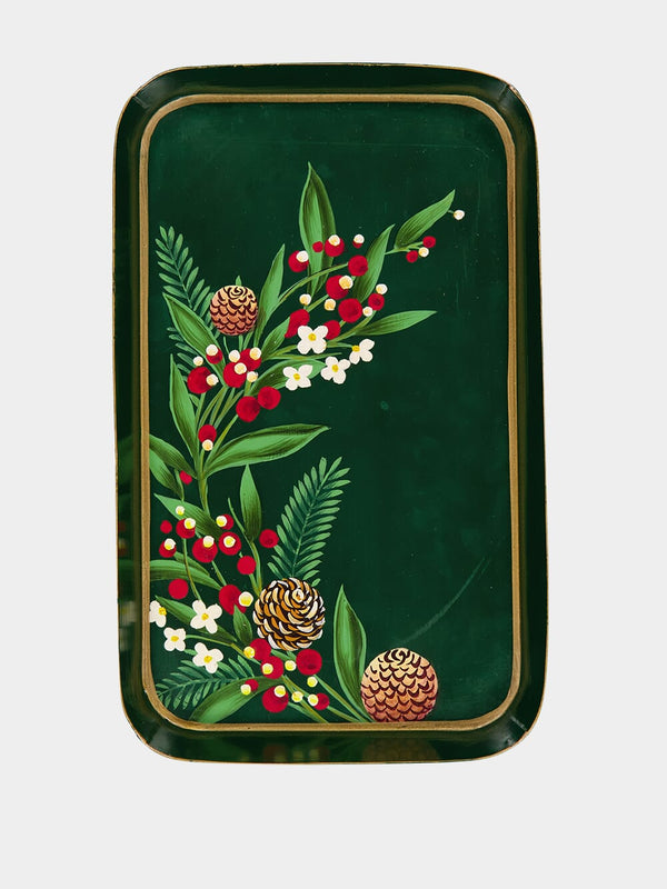 Christmas iron tray 32cm