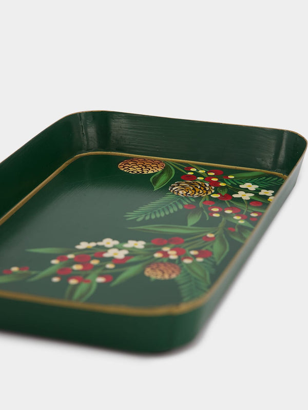 Christmas iron tray 32cm