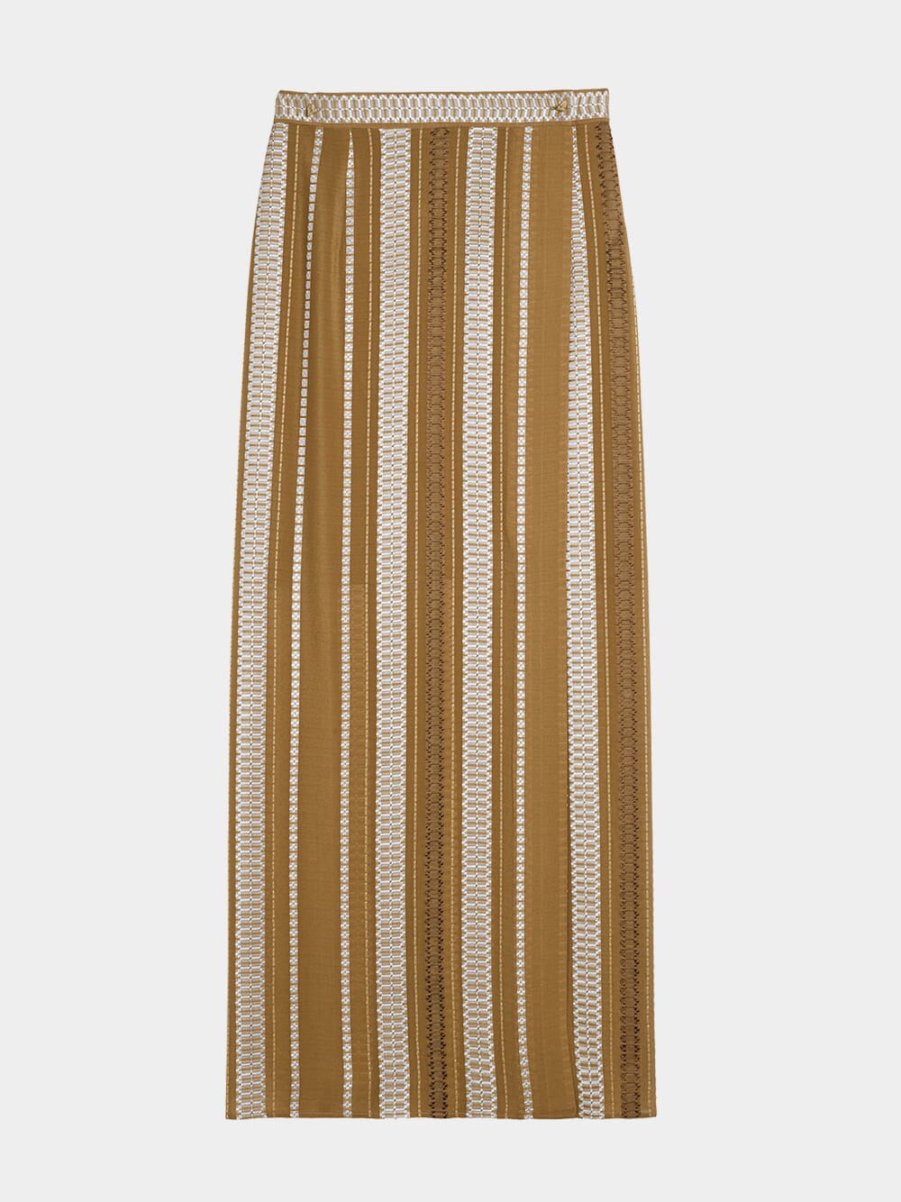 Nemea Textured Silk Skirt