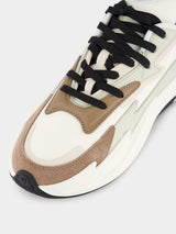 Run-Row Leather and Nylon Sneakers
